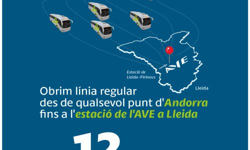 En marxa la venda de bitllets de la nova línia Andorra-Lleida